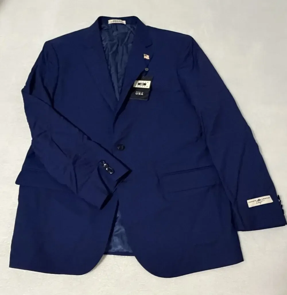 Joseph Abboud Mens Size 44 X-Long Blue Suit Coat Jacket Blazer New w Tags READ